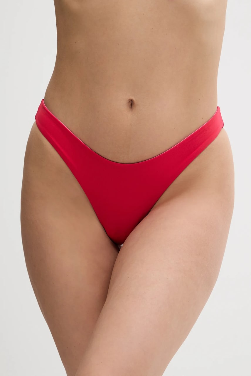 Bond Eye chiloti de baie cu doua fete culoarea rosu, BARE658R