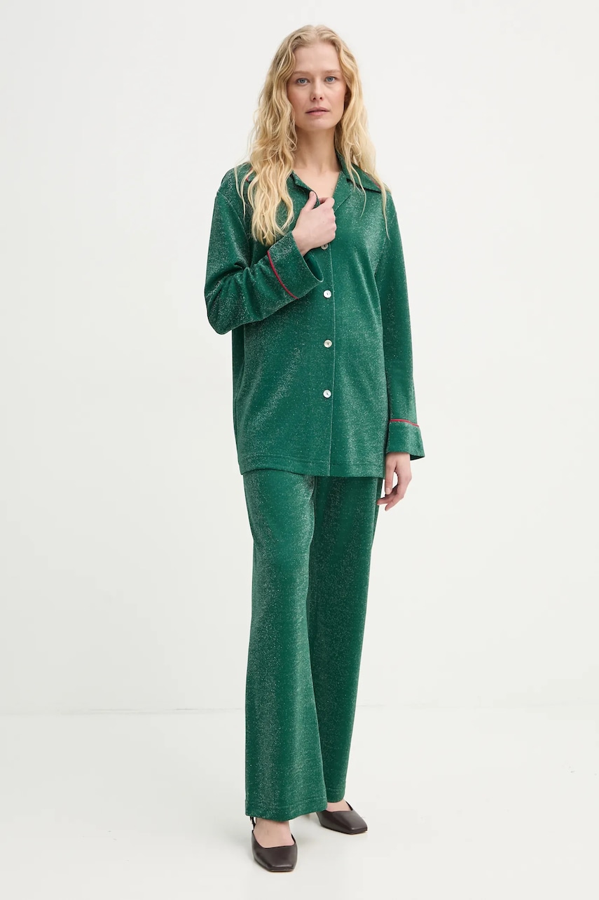 The Sleeper pijama femei, culoarea verde, HC2408SLP The Sleeper pijama femei, culoarea verde, HC2408SLP