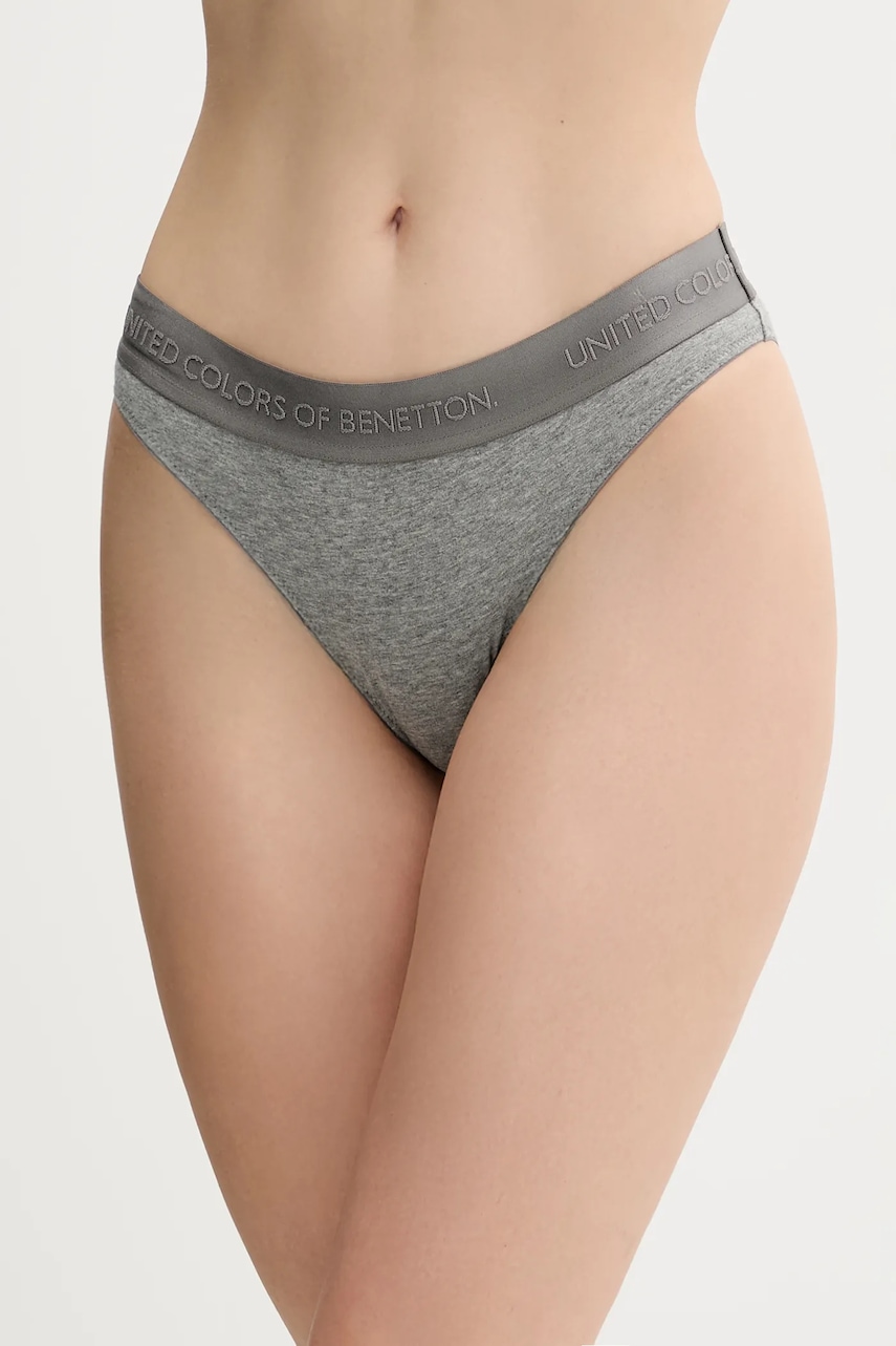 United Colors of Benetton chiloți culoarea gri, 3OP81S01M