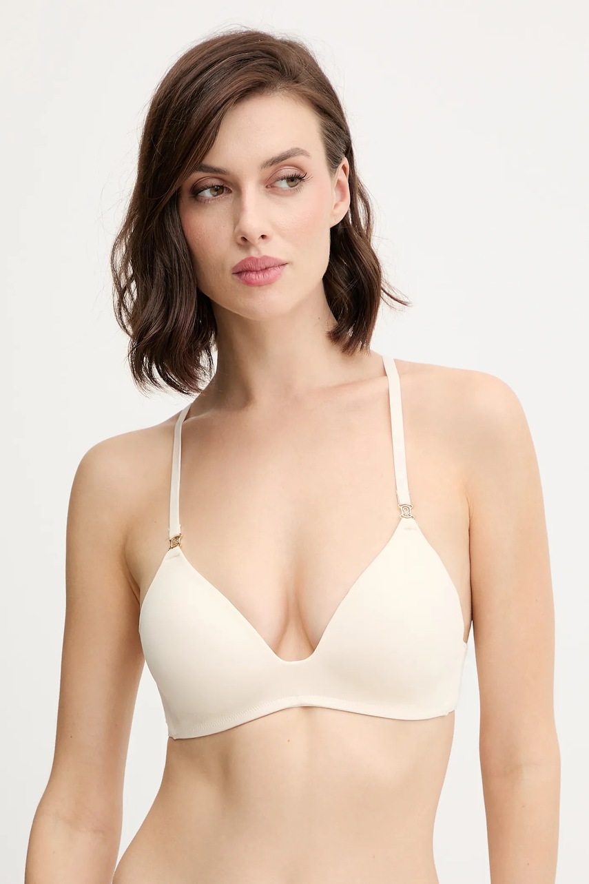 

Сутиен United Colors of Benetton в черно с изчистен дизайн 3LEG1R01T, Бежов