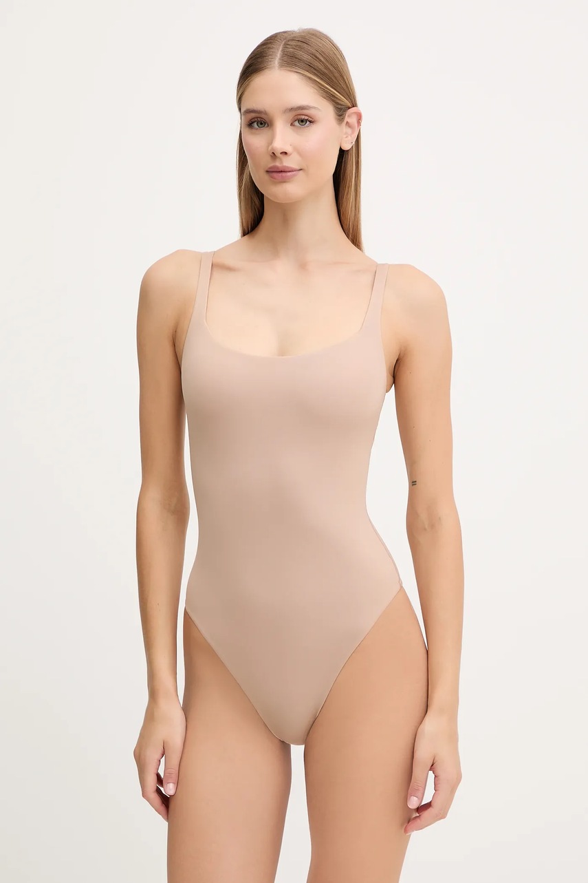 United Colors of Benetton body culoarea bej, uni, 30GJ1B004