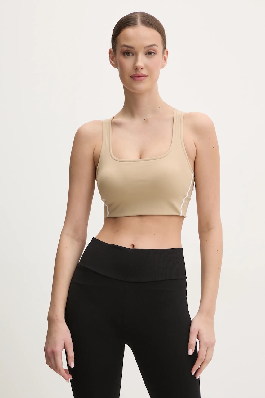 BOSS sutien culoarea bej, uni, 50540825