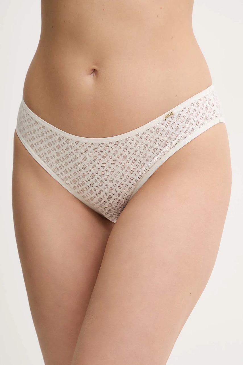 

Бикини BOSS BRIEF B LACE, Бежов