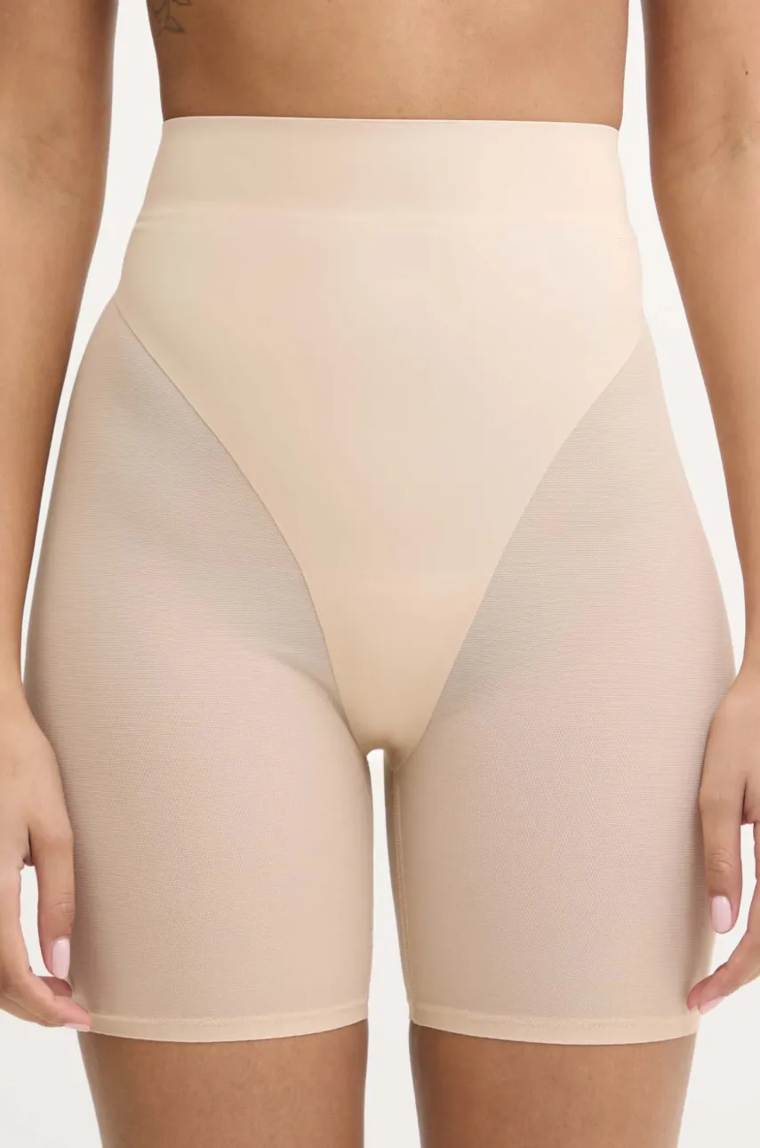 BOSS pantaloni scurți modelatori culoarea bej, 50535821