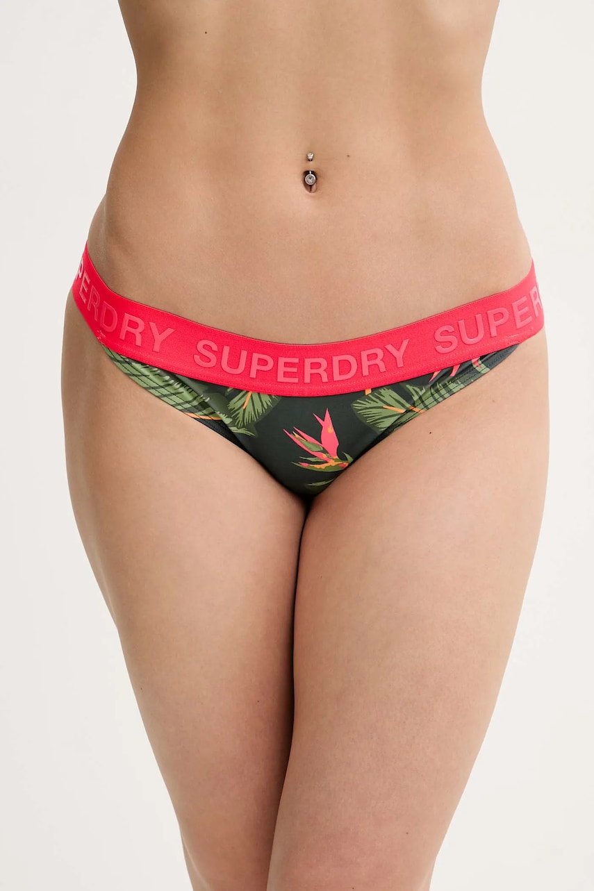 Superdry chiloți de baie culoarea verde, W3010425A-E8F Superdry chiloți de baie culoarea verde, W3010425A-E8F