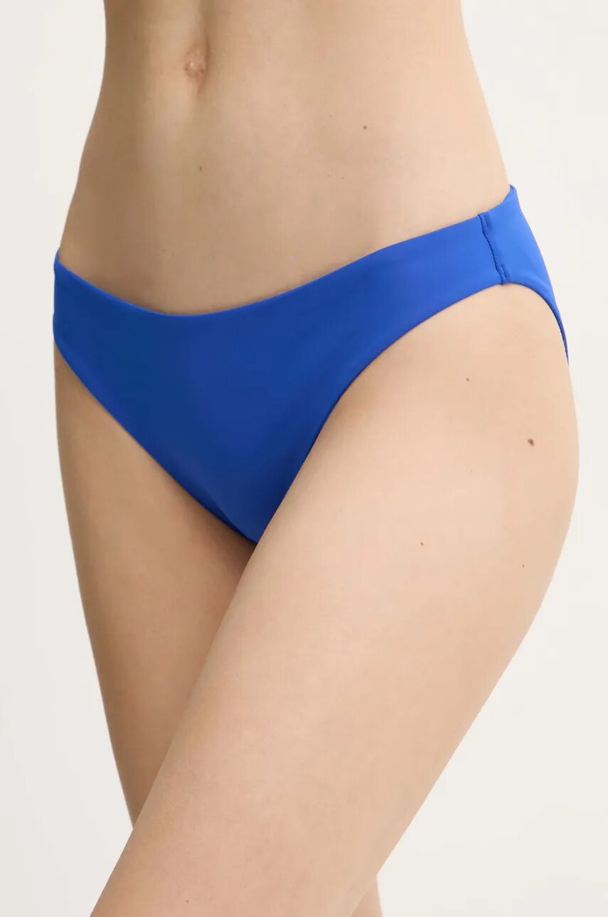 Levně Plavkové kalhotky Calvin Klein modrá barva, KW0KW02705