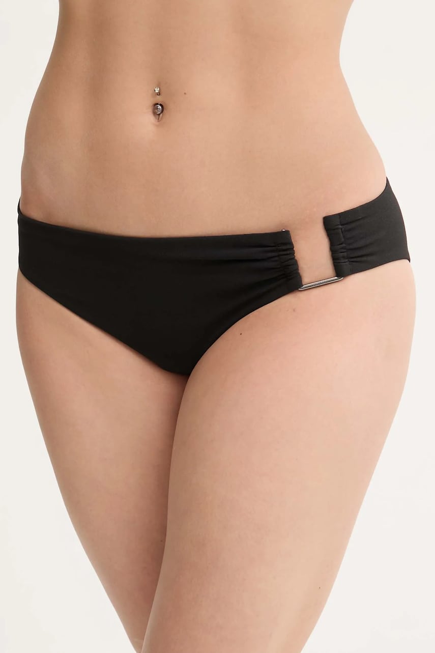Levně Plavkové kalhotky Calvin Klein černá barva, KW0KW02810