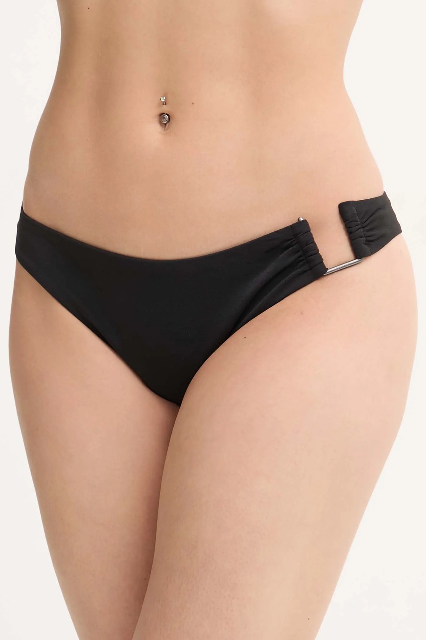 Levně Plavkové kalhotky Calvin Klein černá barva, KW0KW02811