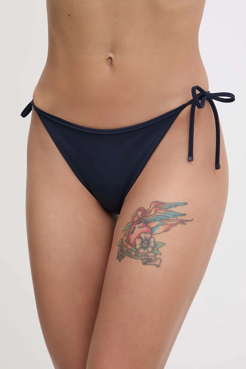 Levně Plavkové kalhotky Tommy Hilfiger tmavomodrá barva, UW0UW05973