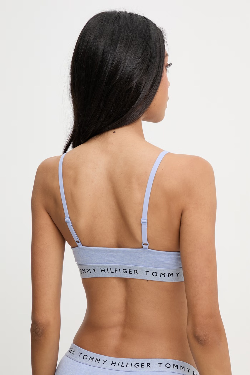 Tommy Hilfiger športová podprsenka bavlnená s elastanom