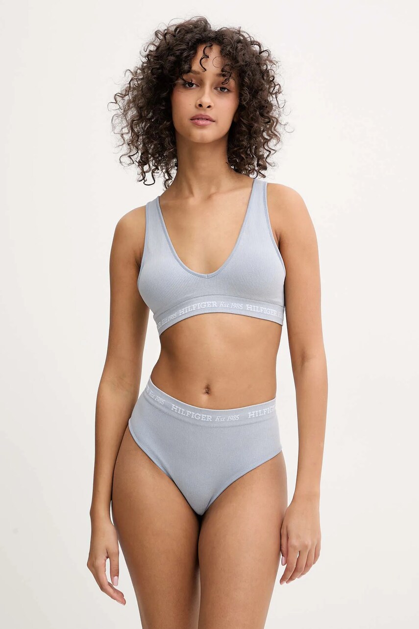 Бюстгальтер Tommy Hilfiger цвет серый UW0UW05726 Бюстгальтер Tommy Hilfiger цвет серый UW0UW05726