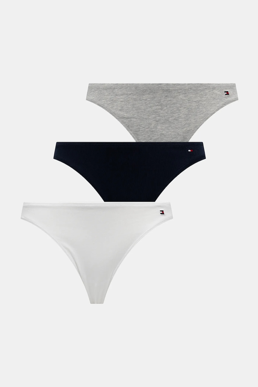 

Бикини Tommy Hilfiger (3 чифта) в сиво UW0UW05753, Сив