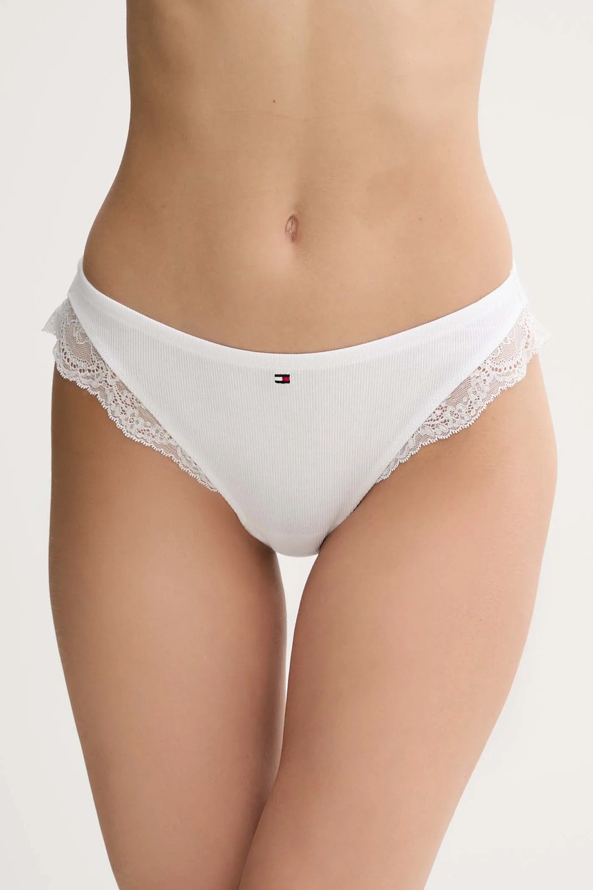 

Бикини Tommy Hilfiger в бяло UW0UW05931, Бял