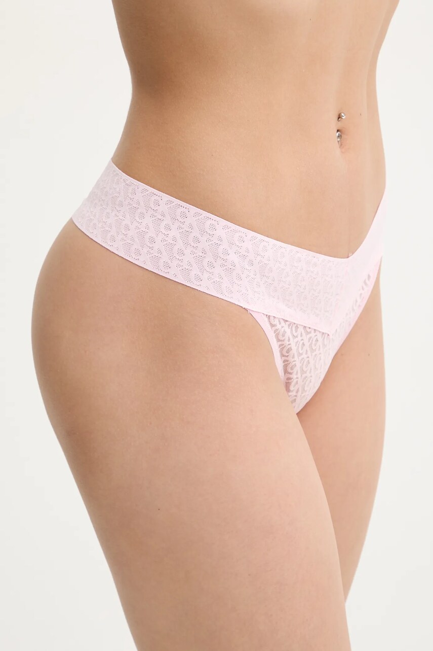 Стринги Calvin Klein Underwear цвет розовый LV00QD5282 Стринги Calvin Klein Underwear цвет розовый LV00QD5282