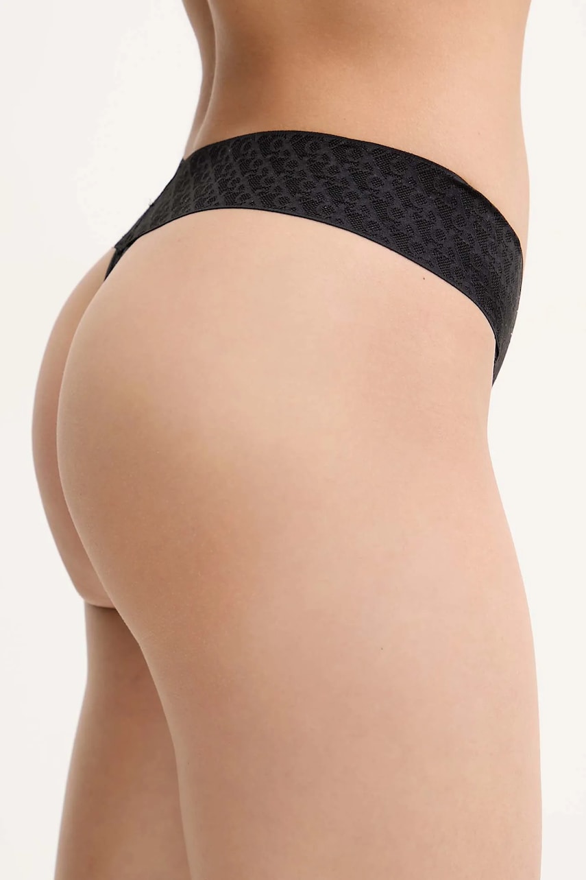 Стринги Calvin Klein Underwear цвет чёрный LV00QD5282 Стринги Calvin Klein Underwear цвет чёрный LV00QD5282
