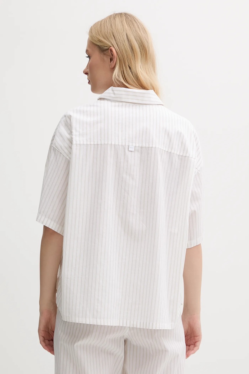 Bavlněná pyžamová košile Calvin Klein Underwear (obrázek 3)