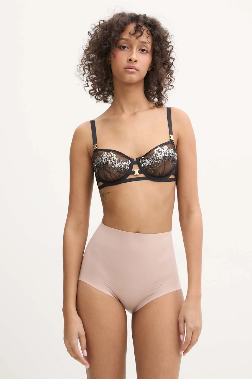 Трусы Calvin Klein Underwear цвет бежевый LV00QF8173 Трусы Calvin Klein Underwear цвет бежевый LV00QF8173
