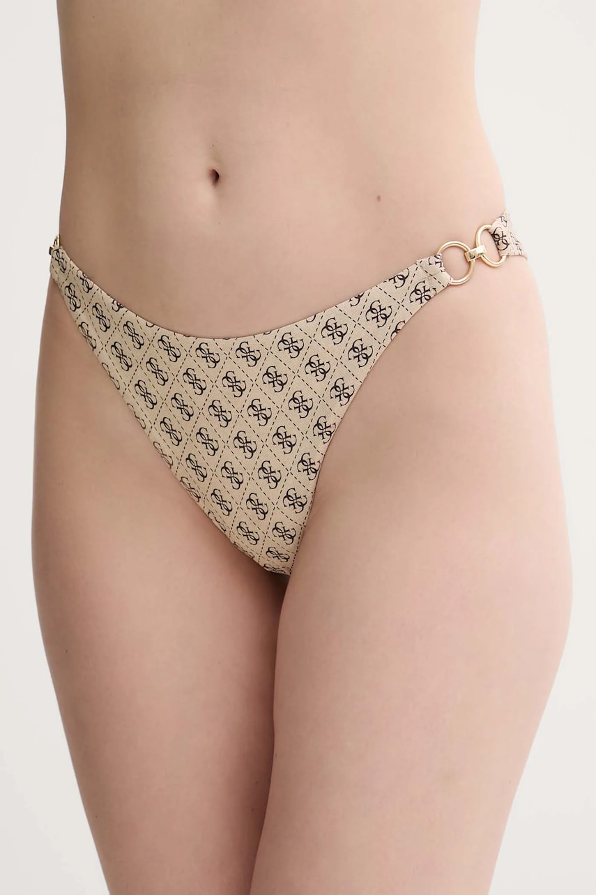 Levně Plavkové kalhotky Guess béžová barva, E5GO28 KCRL2