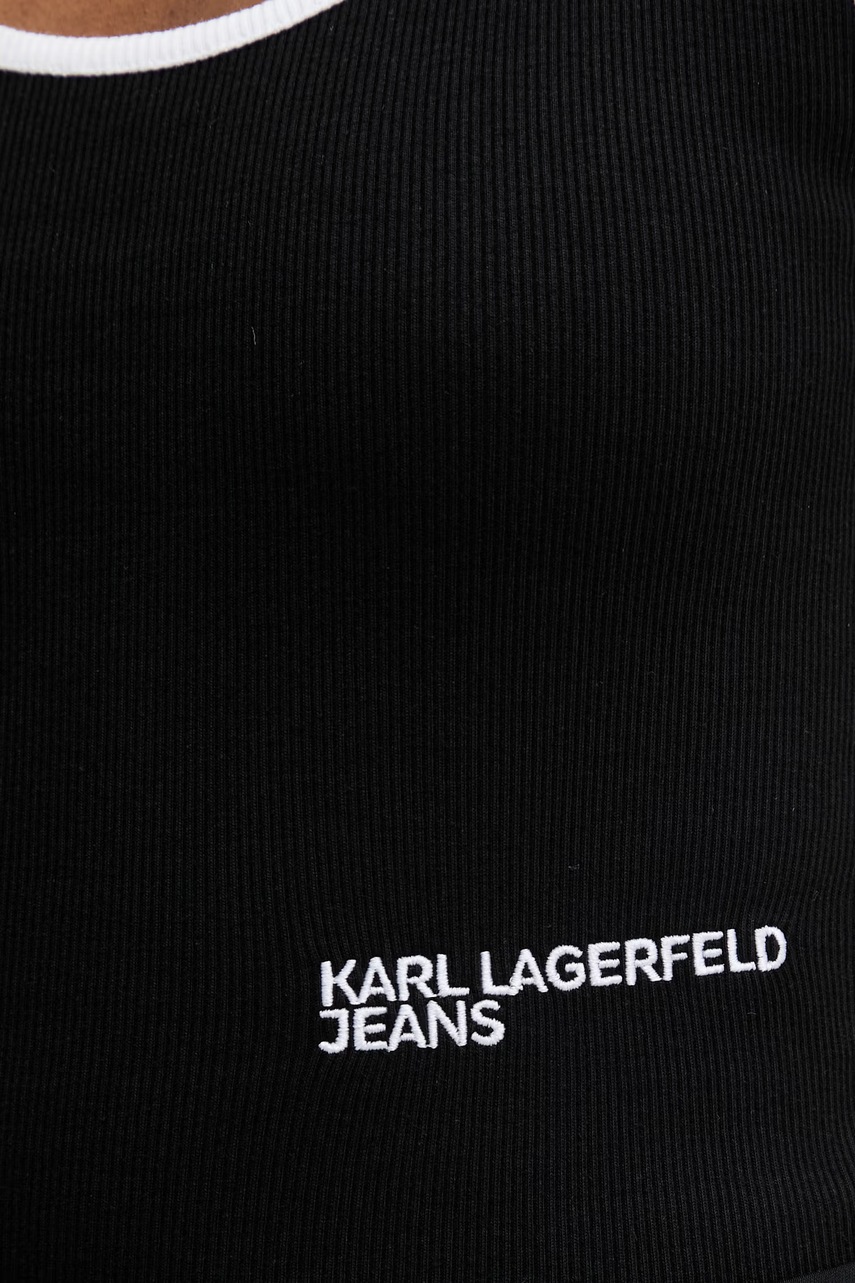 Karl Lagerfeld Jeans top dámský s bavlnou (obrázek 6)