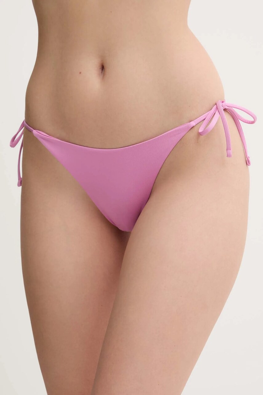 Levně Plavkové kalhotky Guess fialová barva, měkký košík, E5GO17 KC692