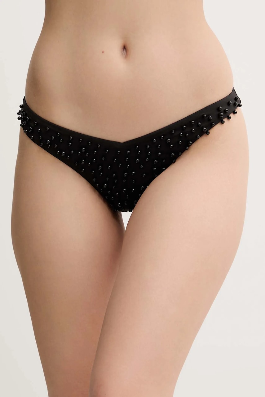Levně Plavkové kalhotky Guess černá barva, E5GO36 KCUO2