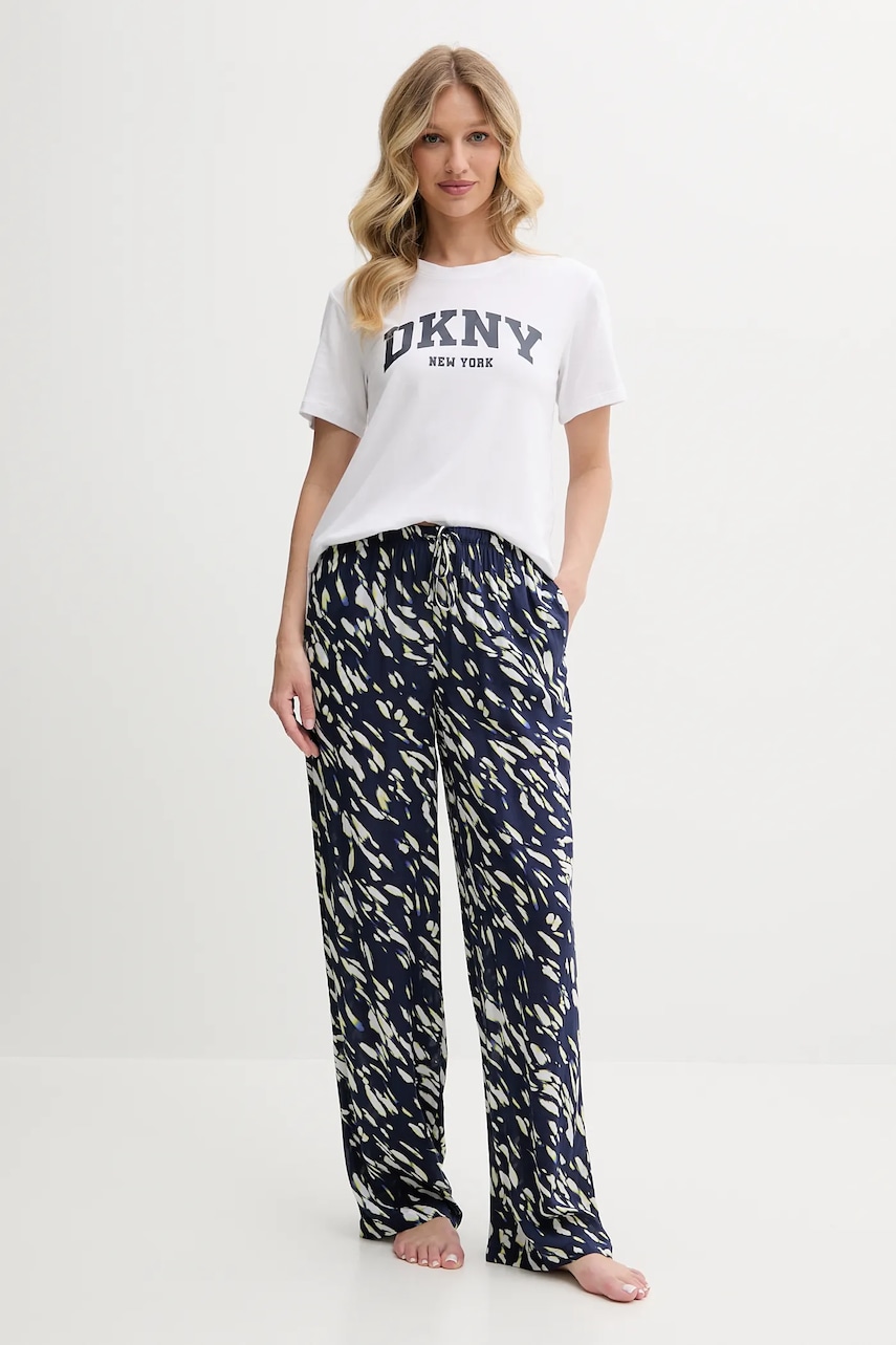 Dkny pijama culoarea bleumarin, YI70052