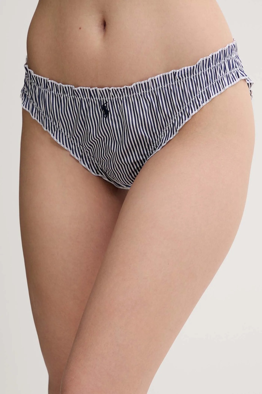 

Памучни бикини Polo Ralph Lauren в тъмносиньо 4P0325, Тъмносин