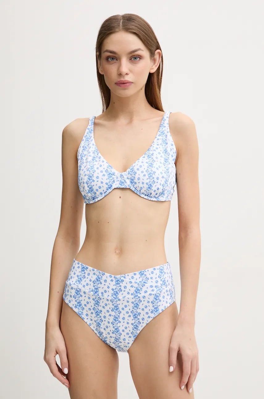 Hollister Co. chiloti de baie culoarea alb, KI311-5160