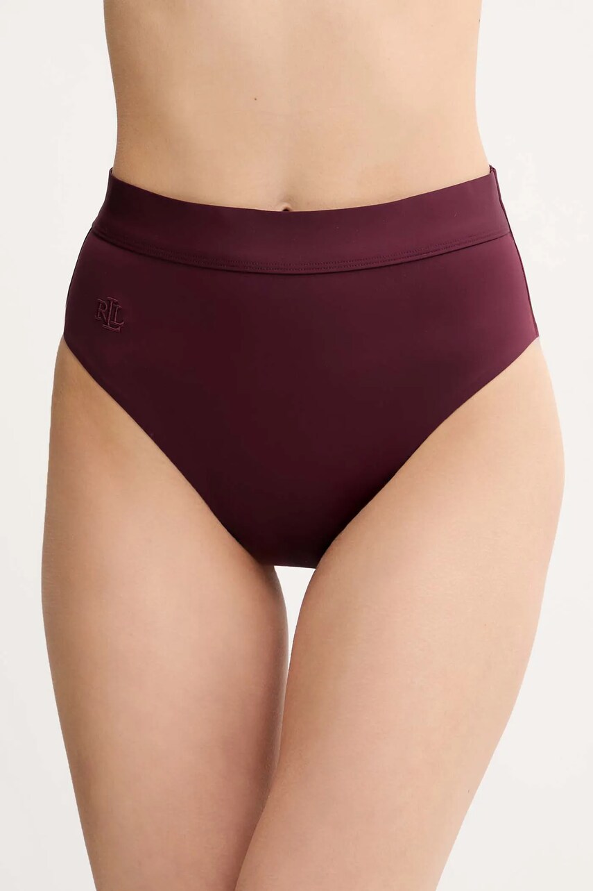 Levně Plavkové kalhotky Lauren Ralph Lauren fialová barva, 20501158