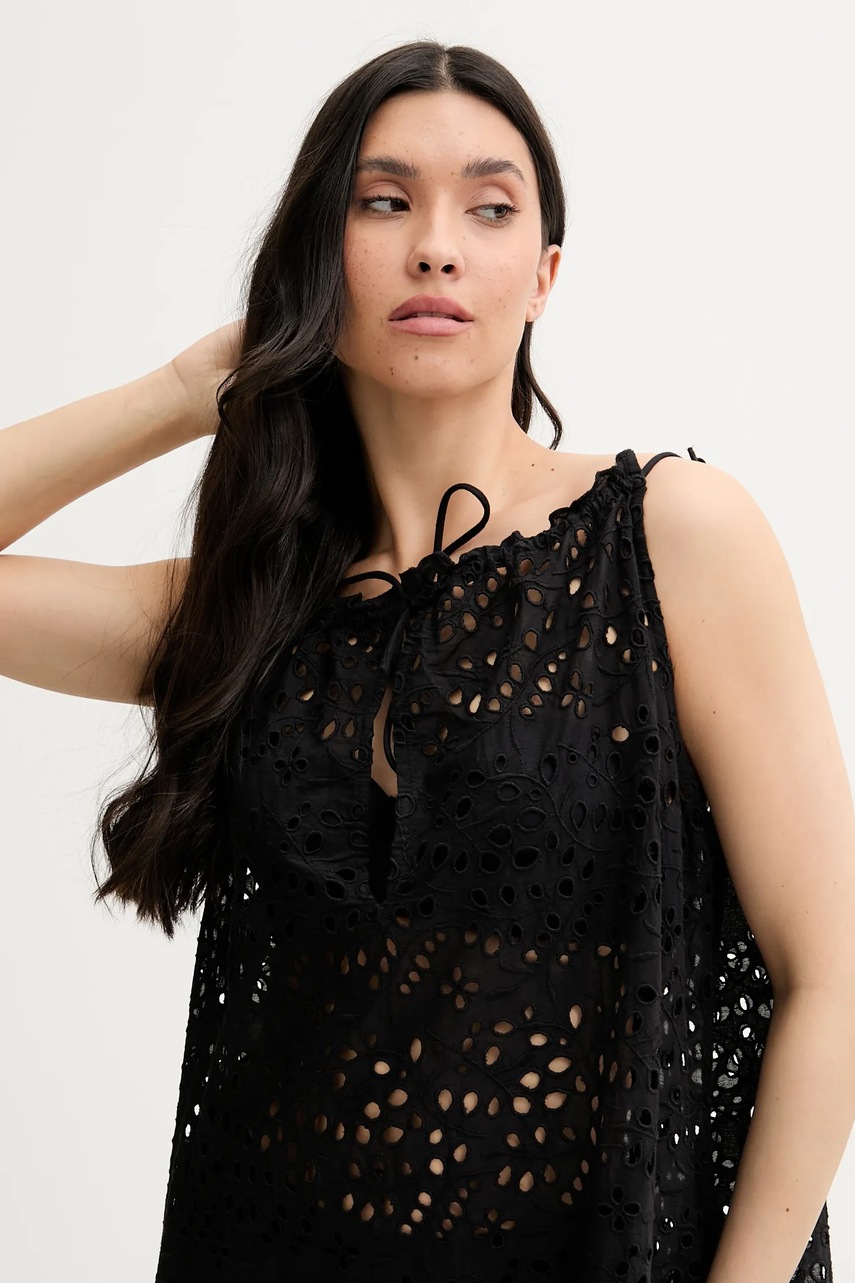 Bavlněné plážové šaty Lauren Ralph Lauren (obrázek 5)