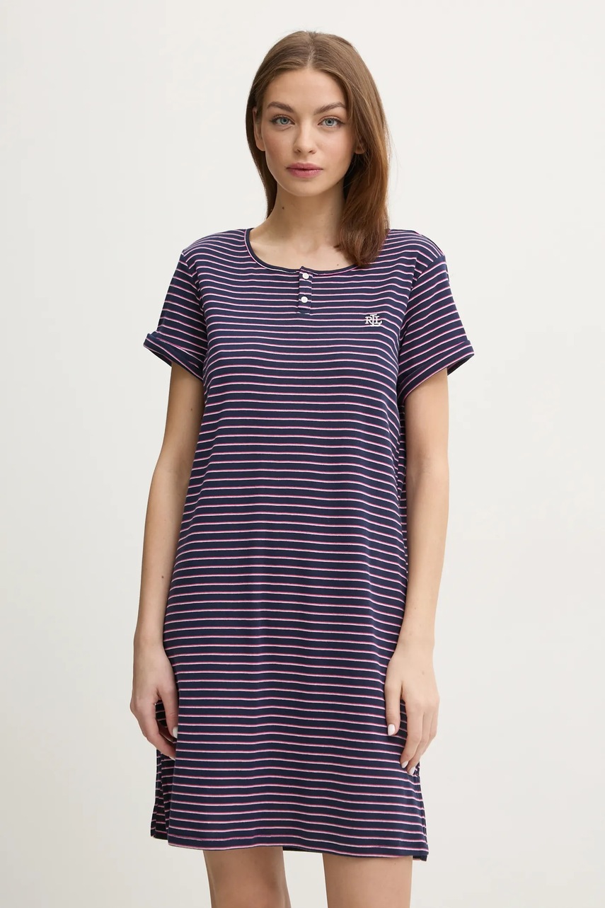 

Нощница Lauren Ralph Lauren дамска в тъмносиньо ILN32402, Тъмносин