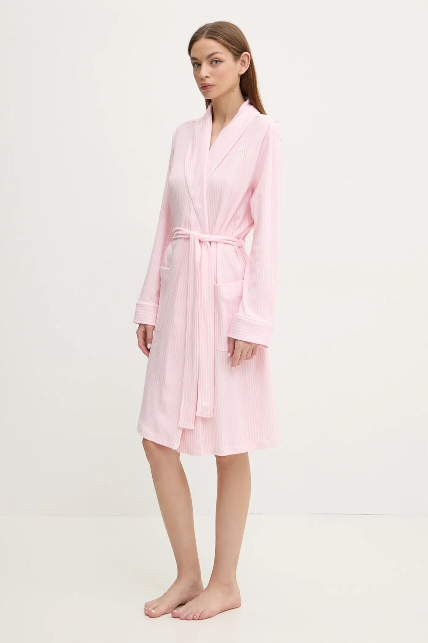 

Халат Lauren Ralph Lauren в розово ILN42409, Розов