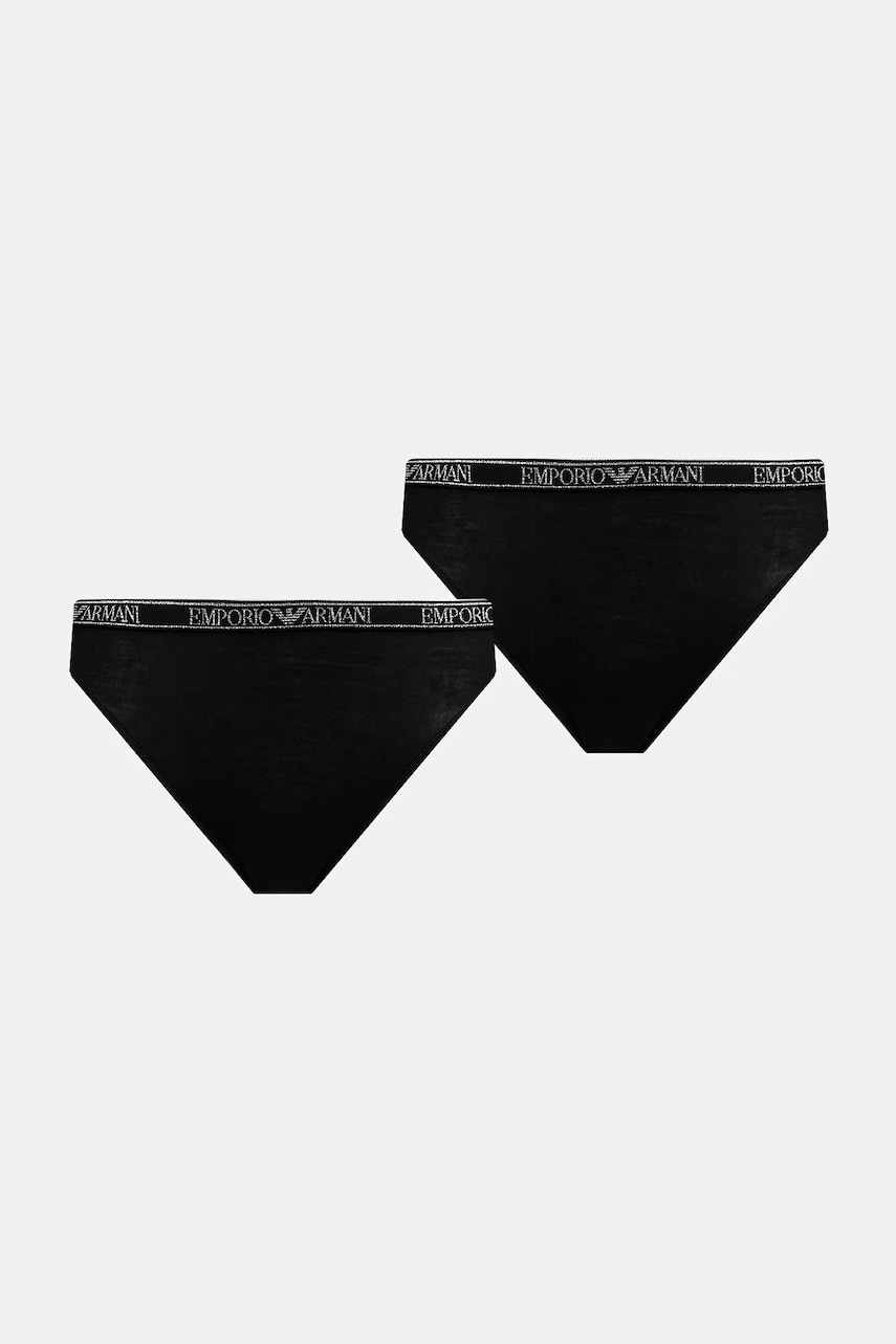 Emporio Armani Underwear chiloti 2-pack culoarea negru, EW000403 AF10889