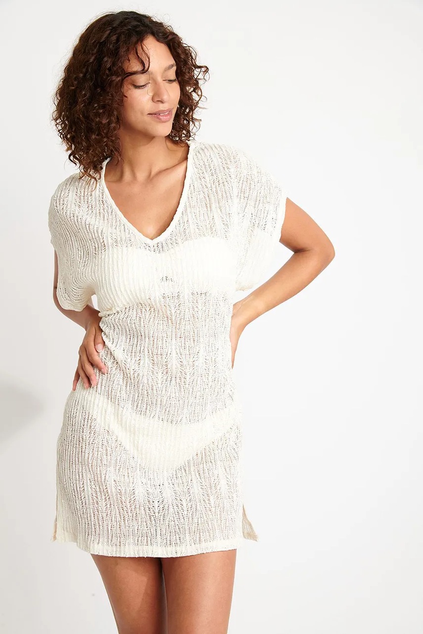 Пляжна сукня Banana Moon Beachsoul колір бежевий ZINIA.BEACHSOUL 
