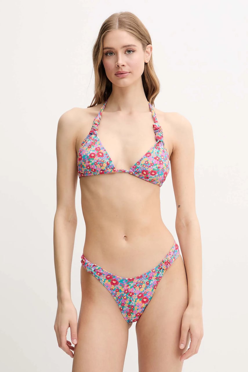 Купальные трусы Rip Curl LAS FLORES цвет красный слегка упрочнённая чашечка 0MIWSW Купальные трусы Rip Curl LAS FLORES цвет красный слегка упрочнённая чашечка 0MIWSW