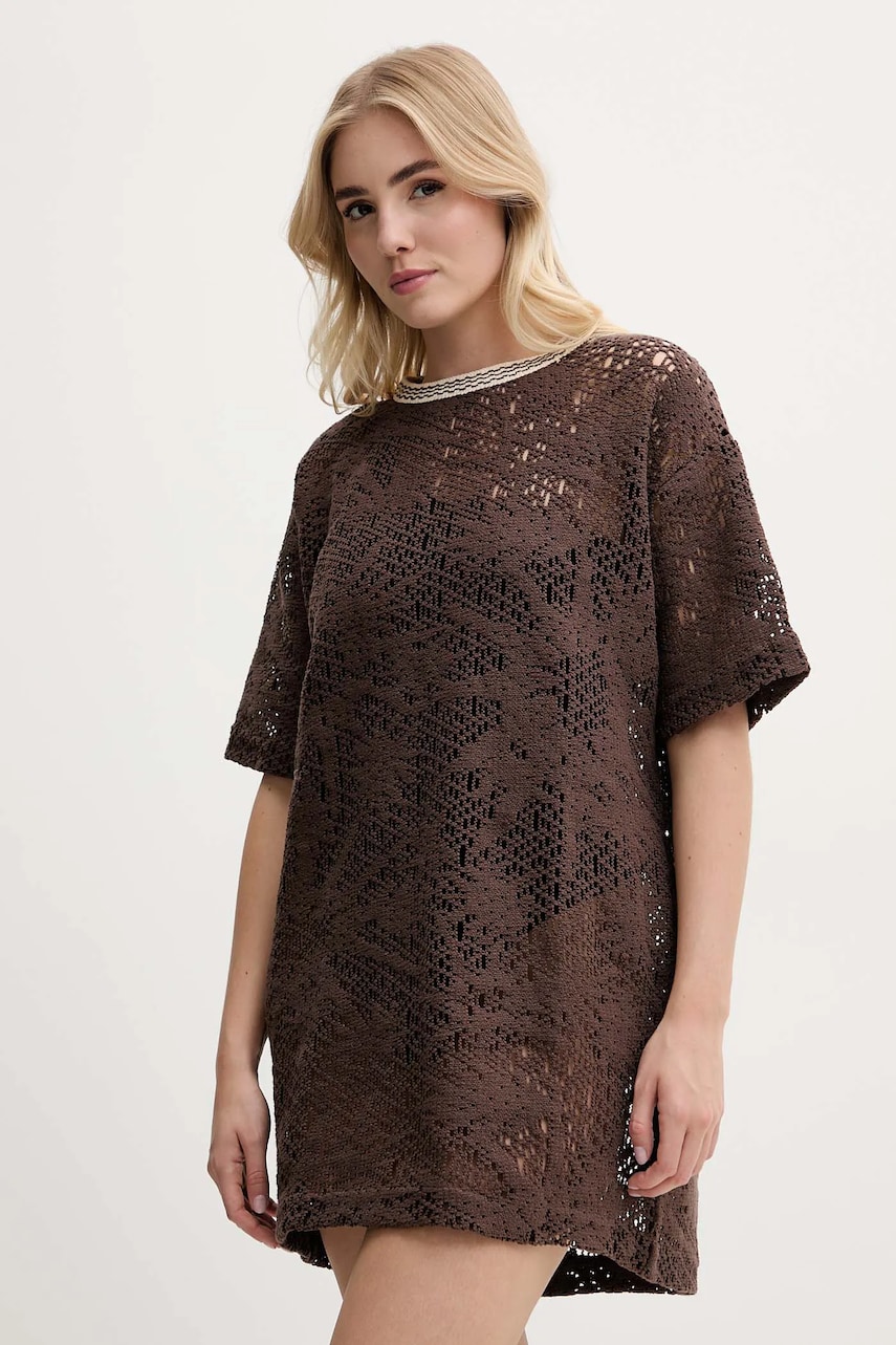 OAS rochie de plajă culoarea maro, 4521