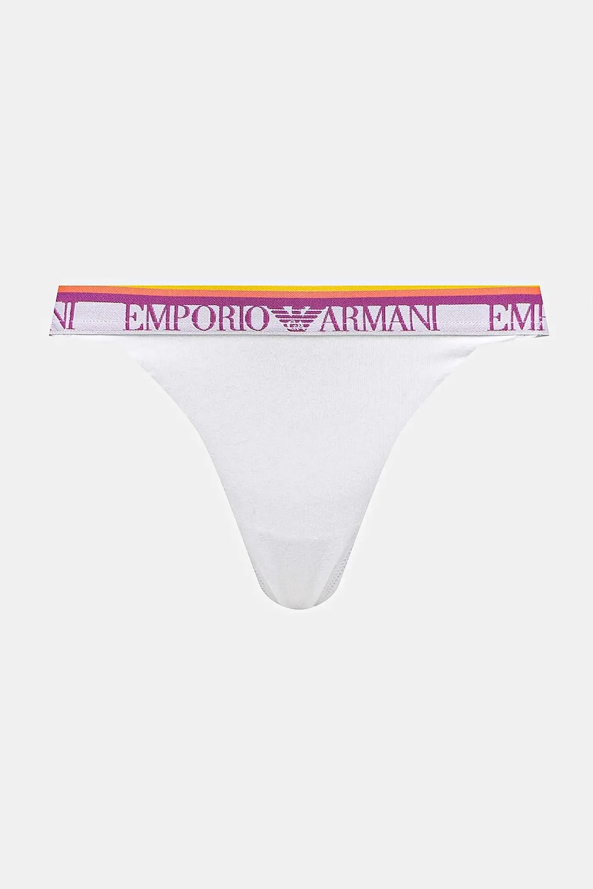 Стринги Emporio Armani Underwear 2 шт цвет белый EW000405 AF10883 Стринги Emporio Armani Underwear 2 шт цвет белый EW000405 AF10883