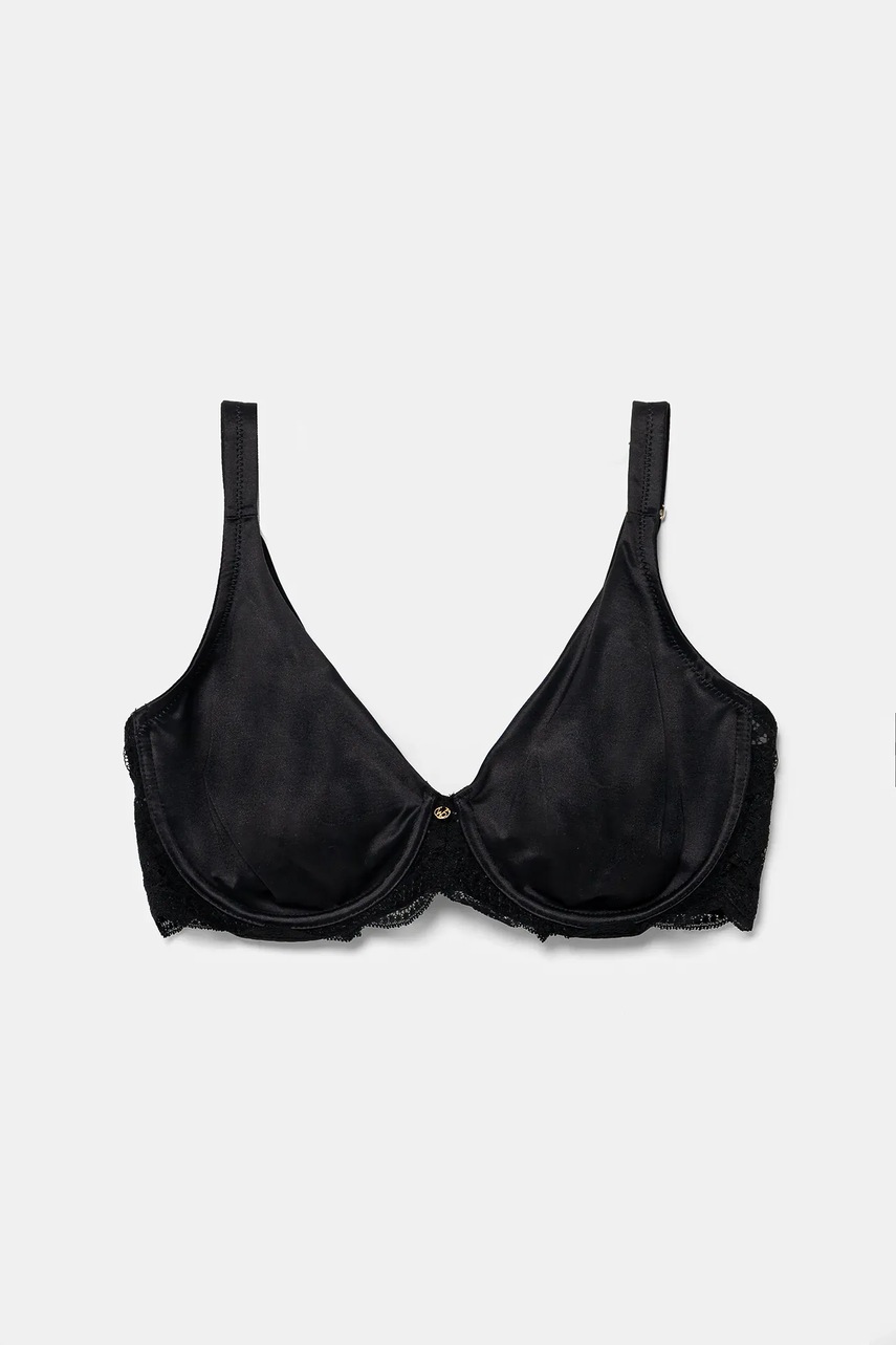 women\'secret sutien culoarea negru, dantela, uni, 8430092.095.098