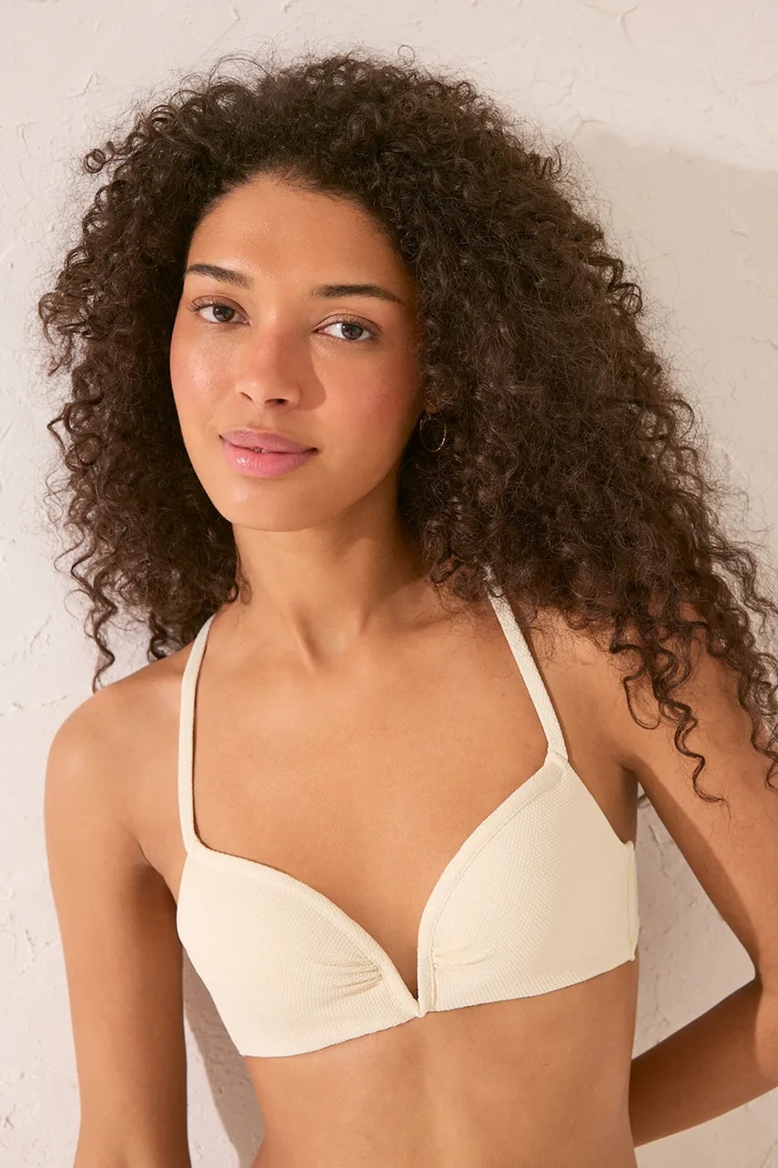 women'secret sutien de baie culoarea bej, cupa rigidizata, 6489770.69.68 women'secret sutien de baie culoarea bej, cupa rigidizata, 6489770.69.68