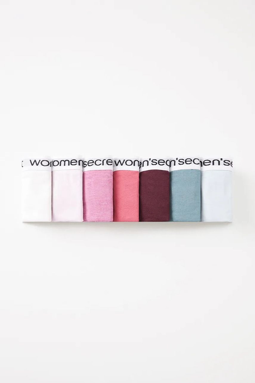

Памучни прашки women'secret (7 чифта) 4939959, Многоцветен