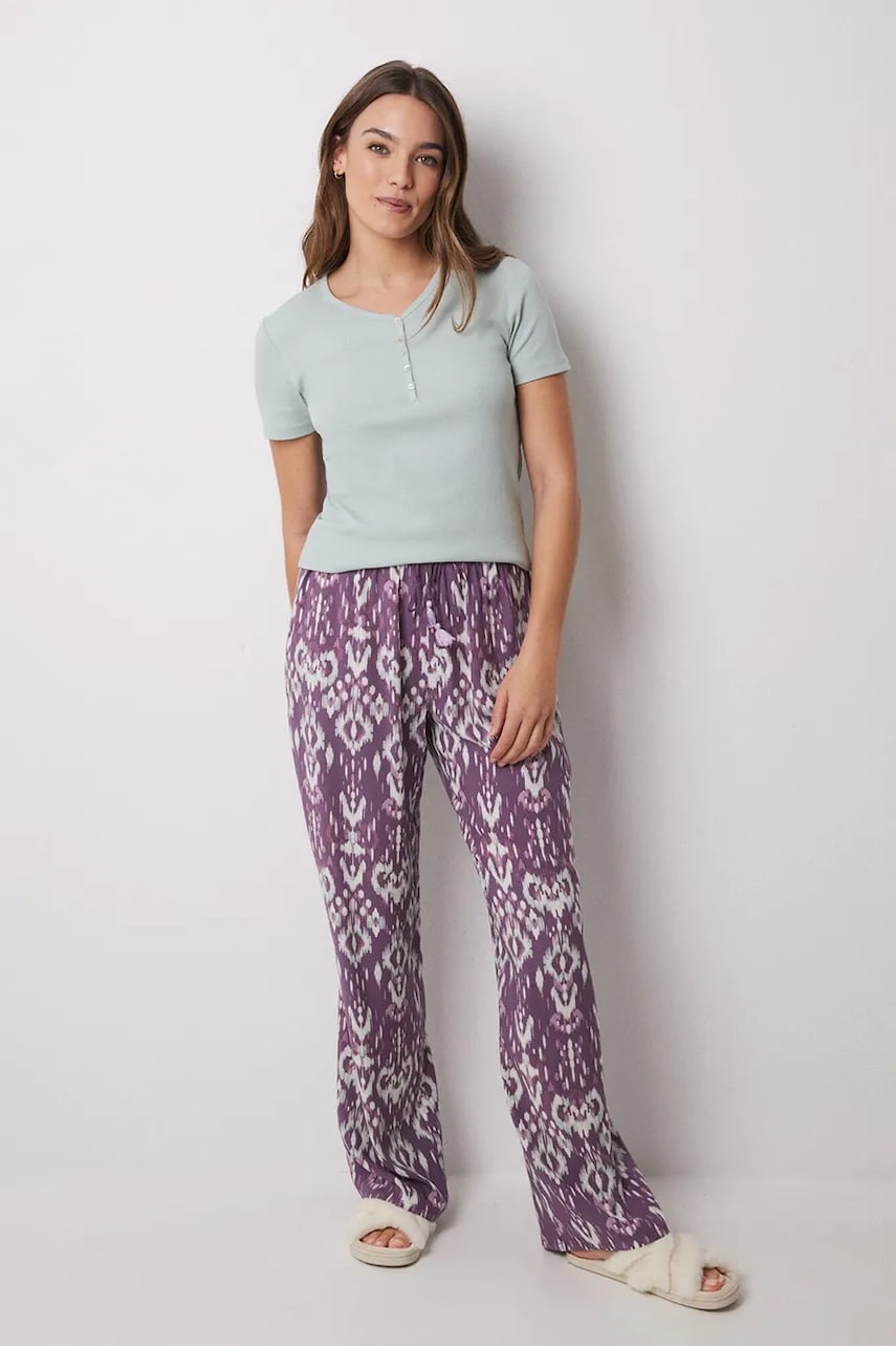 women'secret pantaloni de pijama femei, culoarea violet, 3709649 women'secret pantaloni de pijama femei, culoarea violet, 3709649