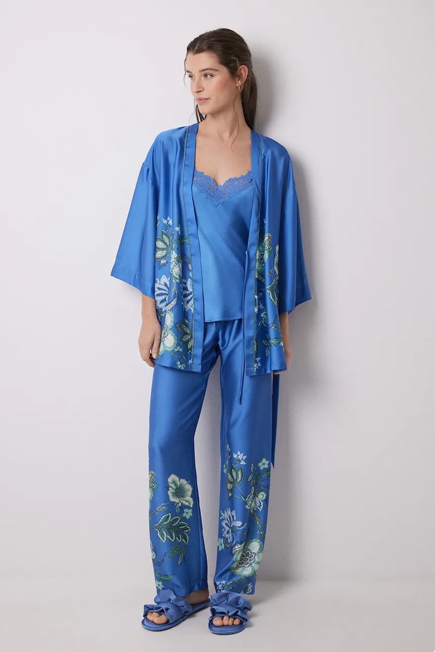 women'secret set de pijamale din 3 piese femei, satin, 2549782 women'secret set de pijamale din 3 piese femei, satin, 2549782