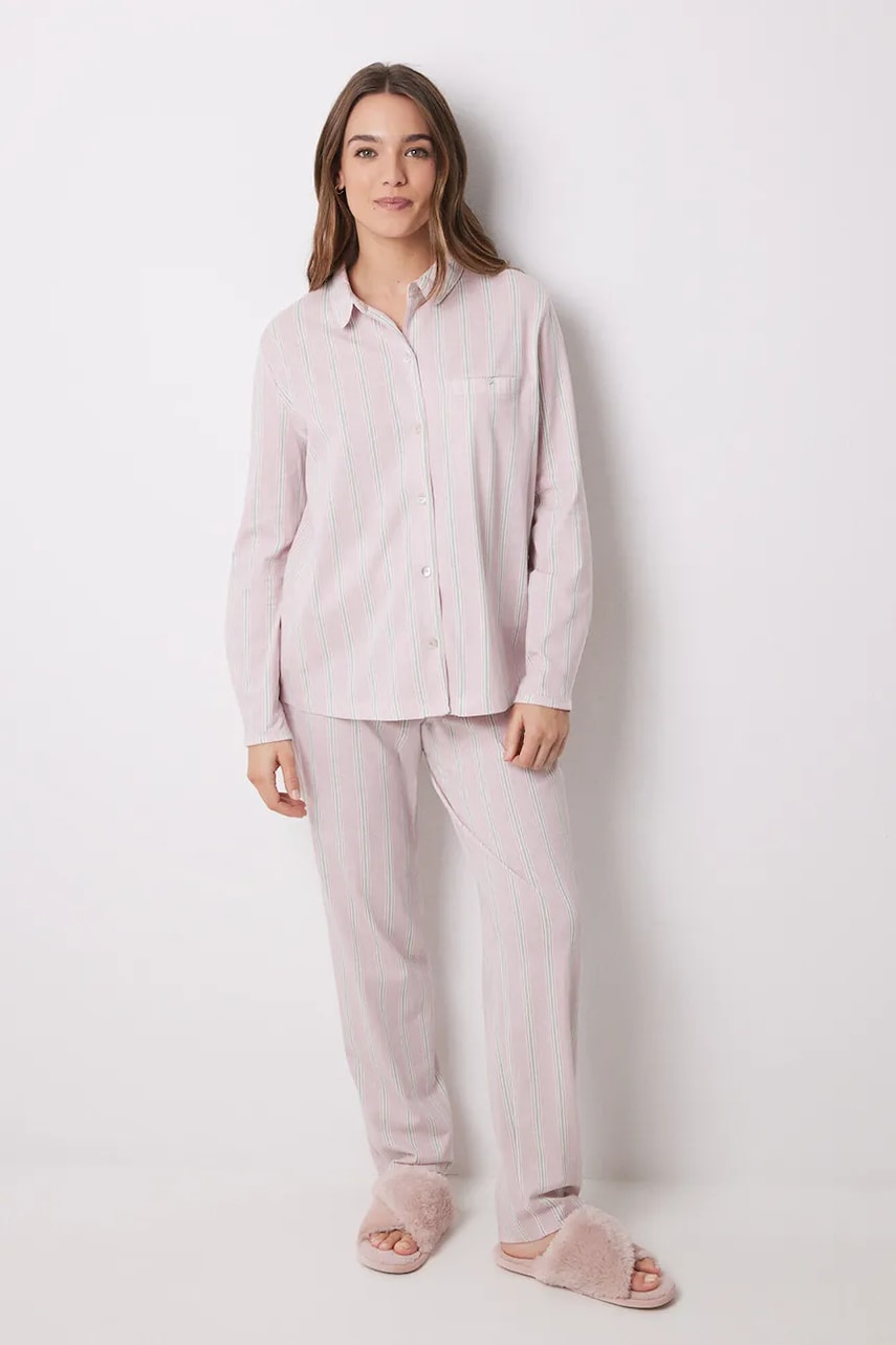women'secret pijamale de bumbac femei, culoarea violet, bumbac, 3599131 women'secret pijamale de bumbac femei, culoarea violet, bumbac, 3599131
