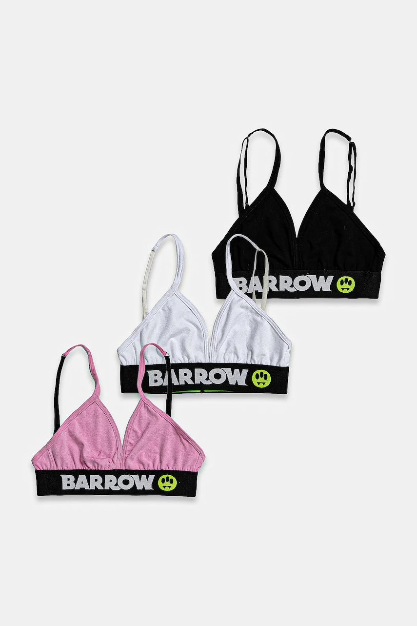 Barrow sutien 3-pack culoarea negru, bumbac, S5BWWOBR106