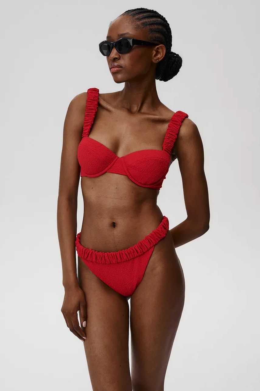 Undress Code chiloți de baie Girlish Charm Bikini Bottom culoarea rosu, 923 Undress Code chiloți de baie Girlish Charm Bikini Bottom culoarea rosu, 923