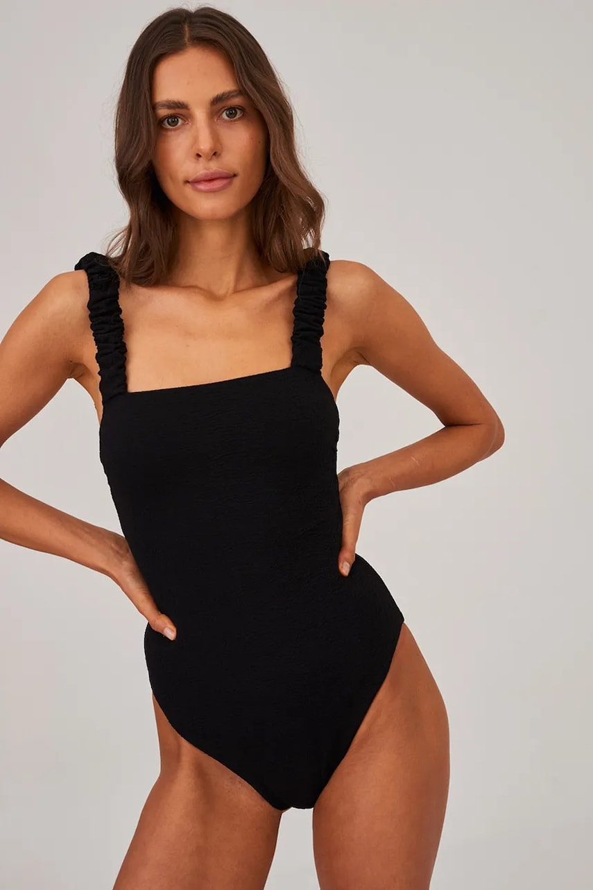 Undress Code costum de baie dintr-o bucată Wild Cat Swimsuit Plain culoarea negru, cupa moale, 791 Undress Code costum de baie dintr-o bucată Wild Cat Swimsuit Plain culoarea negru, cupa moale, 791