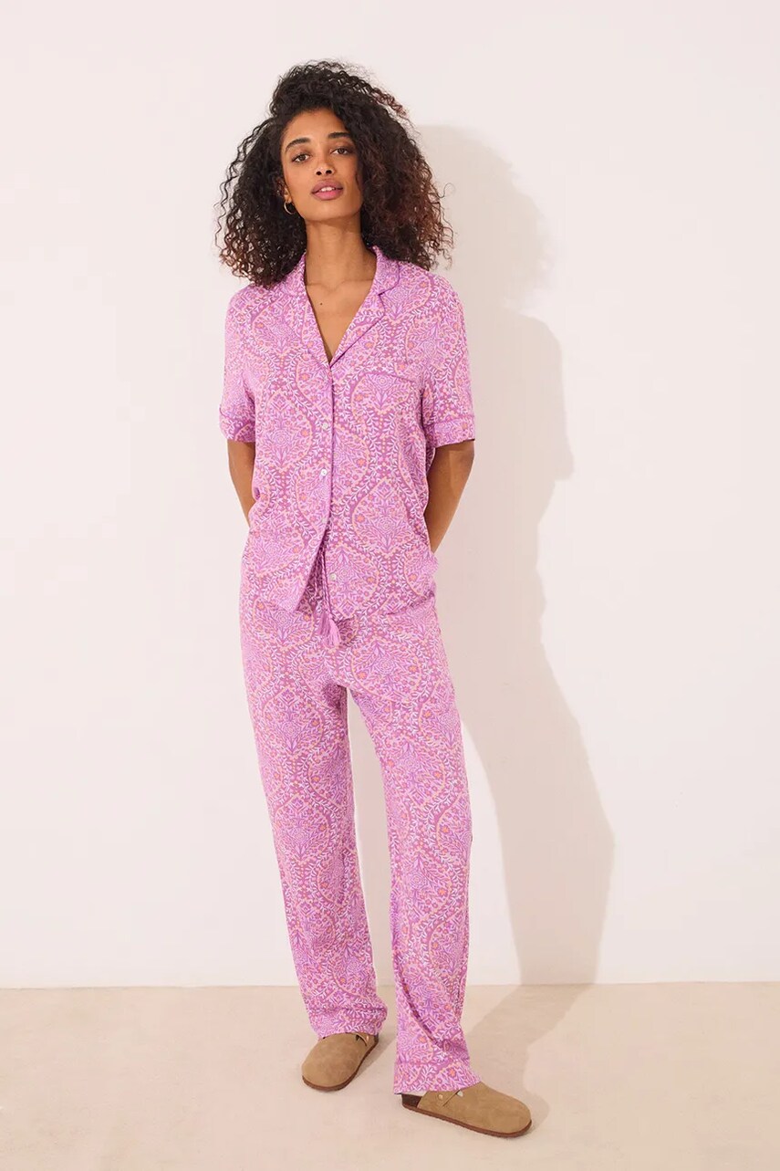 women'secret pijama femei, culoarea violet, 4859410