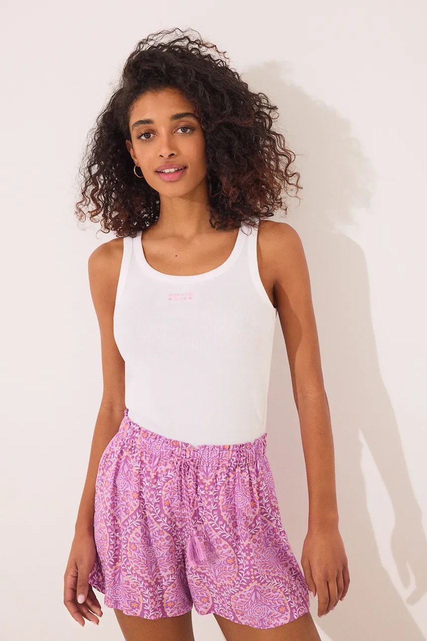 women'secret pantaloni scurți de pijama femei, culoarea violet, 3709657 women'secret pantaloni scurți de pijama femei, culoarea violet, 3709657