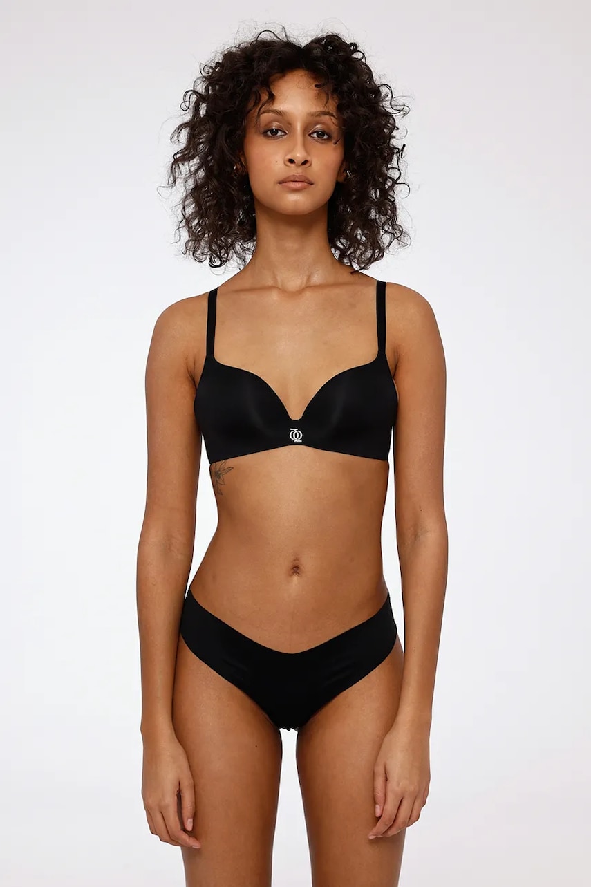 GOD SAVE QUEENS sutien TEARDROP BRA culoarea negru, uni, GSQ-135-116