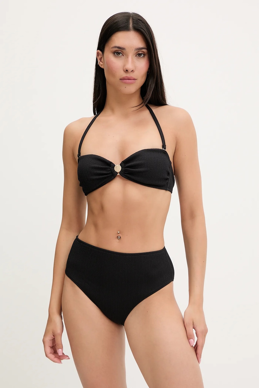 Levně Dvoudílné plavky Emporio Armani Underwear černá barva, mírně vyztužený košík, EW000806 AF12193